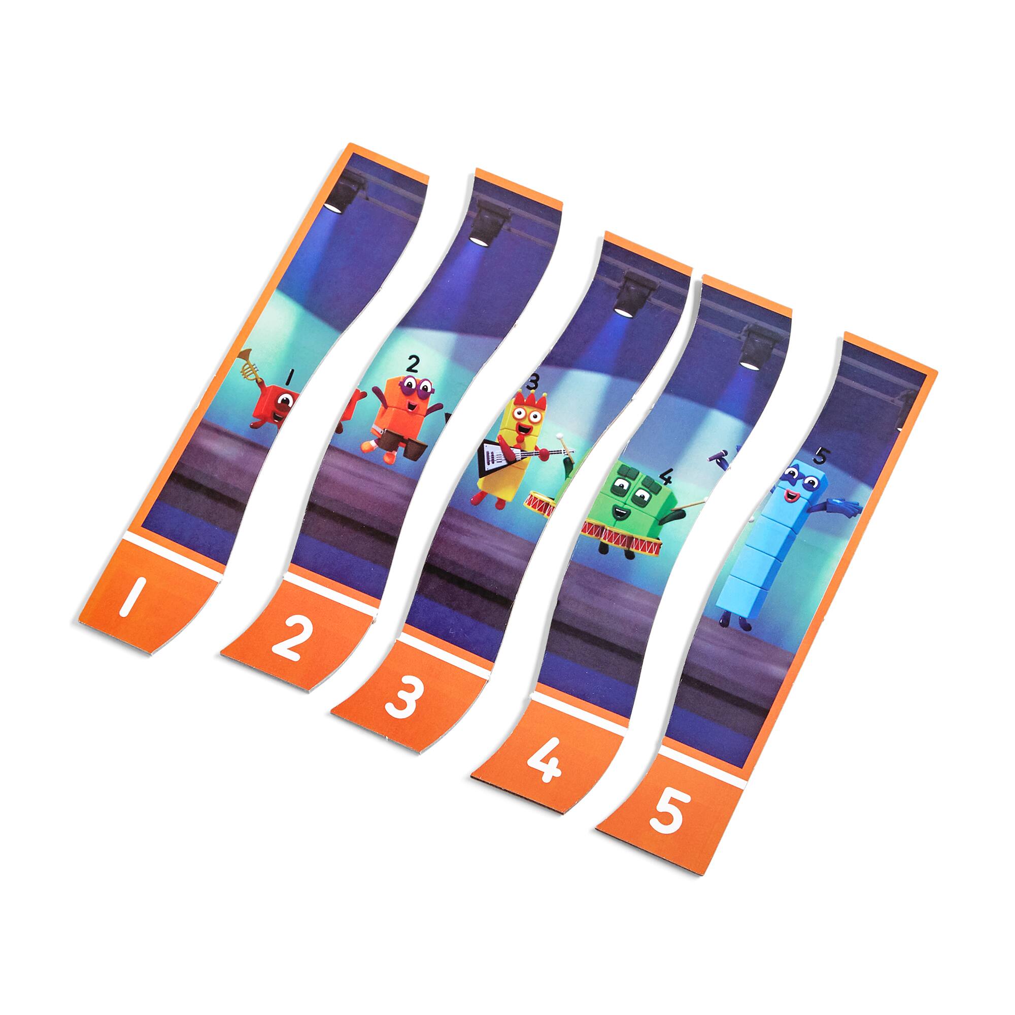 hand2mind Numberblocks® Simple Cut Sequencing Puzzle Set